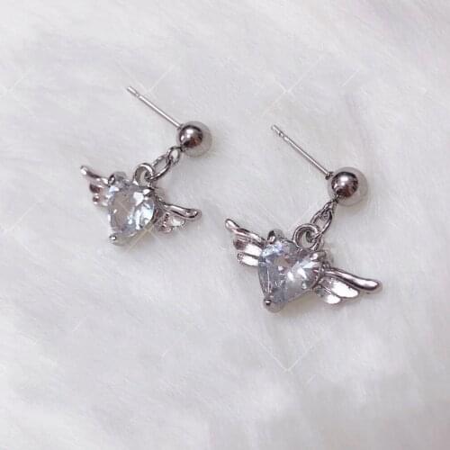 SOHOT Punk Vintage Moon Cross Darts Butterfly Handcuffs Thorns Pin Mushroom Drop Earrings Female Piercing Jewelry Drop Shipping