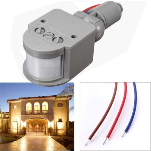 Infrared PIR Motion Sensor Switch Motion Sensor Light Infrared AC LED Switch 220V Automatic Light Detector 12V with Outdoor J7O0