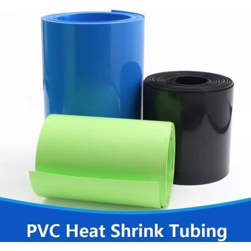PVC Heat Shrink Tubing Width 242mm Diameter 154mm (for Batteries Wrap) -1/3/5 Meters