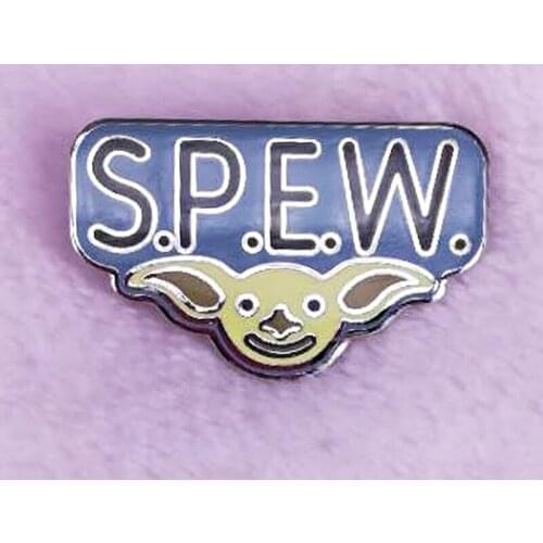 Happy elf pin cute wizardry jewelry