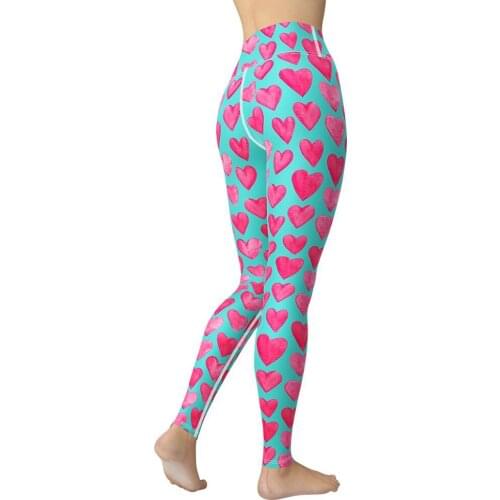 Lovely Sportwear Pants Leggings Elastic Waist Leggins Couple Girls Gym Sweatpants Squat Proof Sports Body Building Pant S~2XL