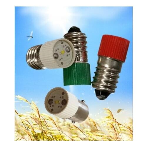 Led indicator light 6.3v12v24v110v220v card screw-mount small bulb instrument bulb 9 for x2 7mm sellwell lighting