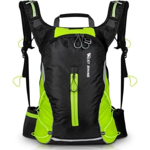 Ultralight Breathable Portable Bike Bag Reflective Waterproof Sports Hiking Bag Cycling Backpack Large Capacity Bicycle Bags