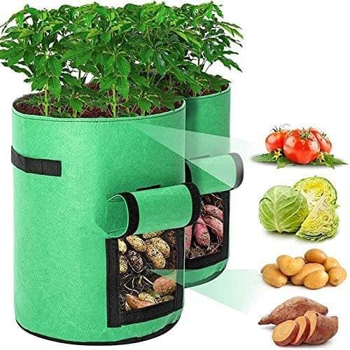 7 Gallons Plant Grow Bags home garden Potato pot greenhouse Vegetable Growing Bags Moisturizing jardin Vertical Garden Bag tools
