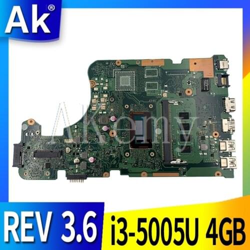 X555LD REV 3.6 X555LAB Motherboard For ASUS X555LJ X555LB X555LA X555L Laptop Motherboard Mainboard Test Ok i3-5005U 4GB-RAM GM