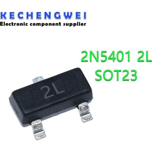 100PCS 2N5401 2L MMBT5401 2L SOT23-3 SOT23 SMD transistor New original