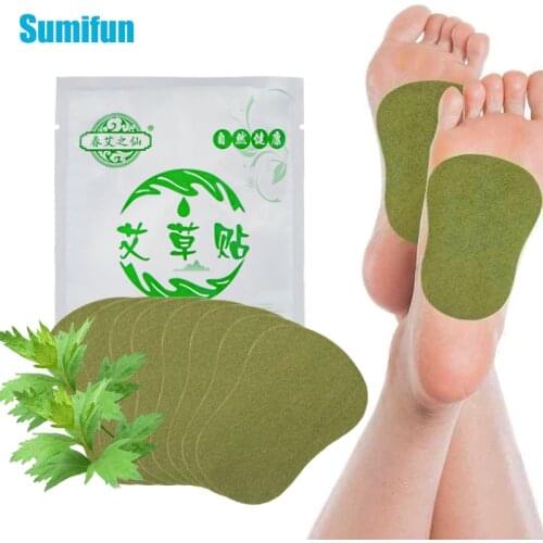16pcs Detoxification Wormwood Foot Patch Pain Relieving Plaster Relieve Stress Help Sleeping Weight Loss Body Slimming Pad Detox
