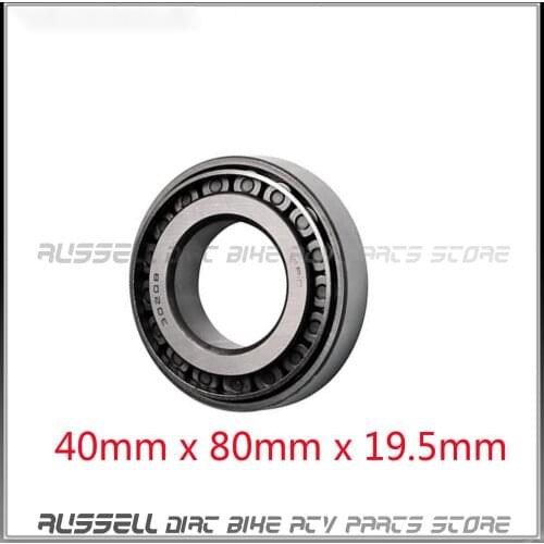 30208 Steering Stem TAPER Bearings 40mm x 80mm x 19.5mm