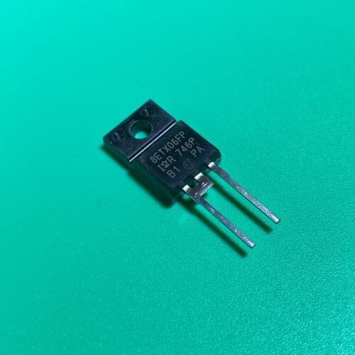 5pcs/lot 8ETX06FP TO220F 8ETX06 FP 8ETX06FPPBF Hyperfast Rectifier 8 A FRED PtTM DIODE GEN PURP 600V 8A TO220FP VS-8ETX06FPPBF