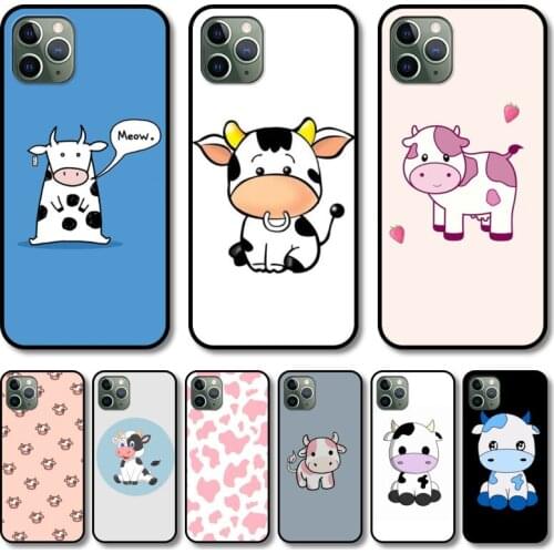 Little cows Phone Case cover For iphone 12 11 8 7 6 s XR Pro Max PLUS X XS SE 2020 mini black cell shell