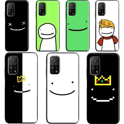 Dream Smp Smile Case POCO X3 Pro F3 F1 F2 M3 Pro Cover For Xiaomi Mi 11 Lite Ultra Note 10 Mi 9T 10T Pro