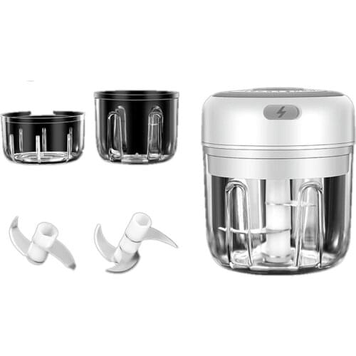 Electric Mini Garlic Chopper,Food Slicer&Chopper,Portable Blender Food Processor,for Chili/Vegetable/Nuts/Meat