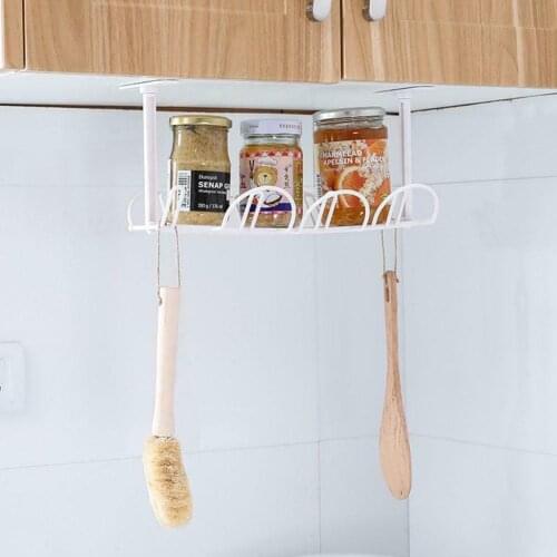 32cm Cable Storage Basket Holder Management Tray Under Desk Heavy Wire Organizer Rack Shelf Cord Power Strip Adapter Household