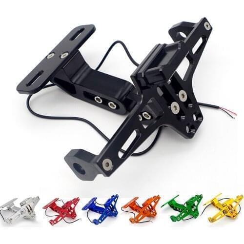 For 990 Superduke Motorcycle License Number Plate Frame Bracket For Tracer 700 Lt 50 600 Hornet 50 Hornet 600 Xmax Gladius 400