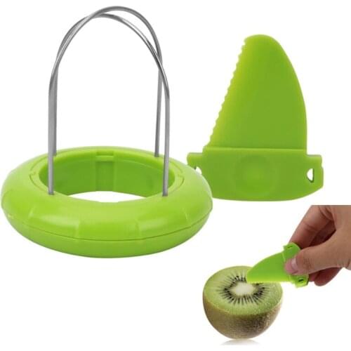 Mini Fruit Kiwi Cutter Peeler Slicer Kiwi Pitaya Peeling Tools Digging Core Twister Slicer Kitchen Gadgets Fruit Tools Kitchen