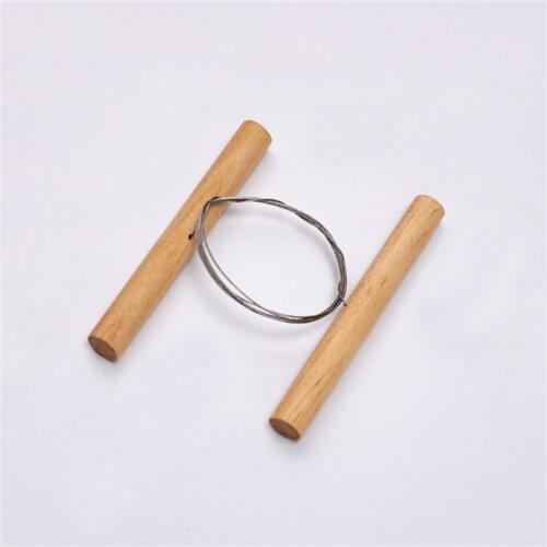 New Wire Soap Cutter Cheese Cutting Tool Wooden Knife For Clay Candles Pottery Toggle Handles Twisted Sculpture Cutting Tools