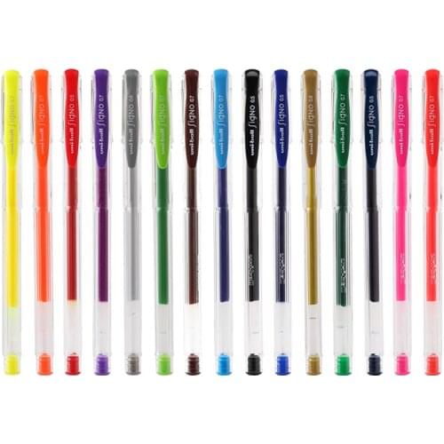 UNI Color Gel Pen UM-100 1pcs Office Signature Student Supplies Classic Pens Applicable Color 0.5/0.7/0.8mm