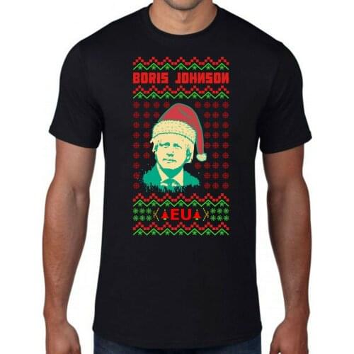 Boris Johnson Christmas T-Shirt,Prime Minister Eu Brexit Xmas Gifts Adult Kids