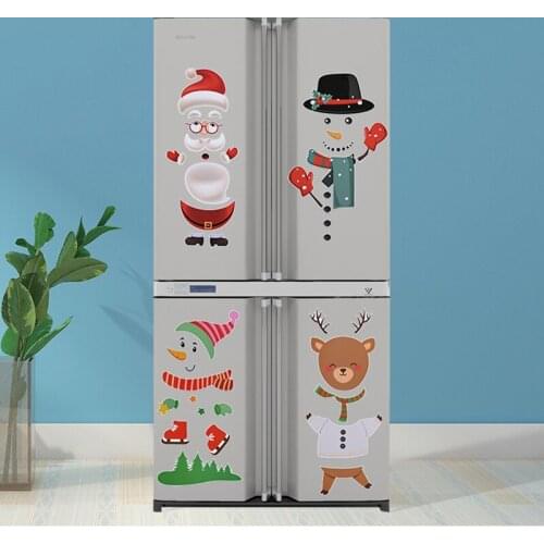 Christmas Cute Refrigerator Stickers Fridge Magnets For Home Kitchen School Classroom And Office Decor