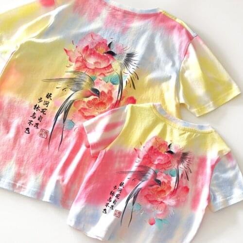 Mommy and Me Shirt Clothes Pajama Sets for Family Look Summer Child Clothing Mother Daughter Dress Father Son Shirt