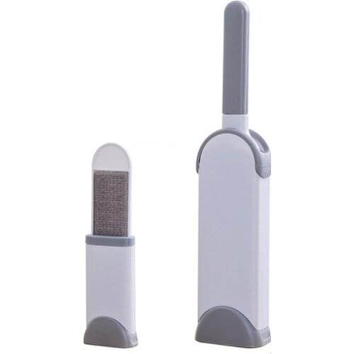 Portable Pet Dog Cat Hair Brush Reusable Double-sided Hair Removal Brushes Dust Removal Sofa Clothes Cleaning Brush