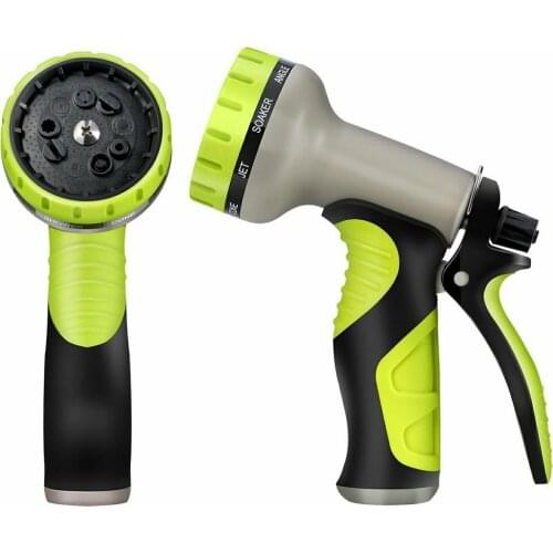 High Pressure Water Car Washing Machine Hose Spray Bottle 9 Modes Garden Watering Sprinkler Cleaning Water Sprayer