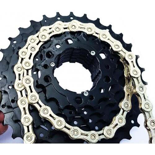 Bicycle Ultra-light 9/10/11 Speed Mountain Road Bike MTB 116 Hollow Chain Hollow Chain