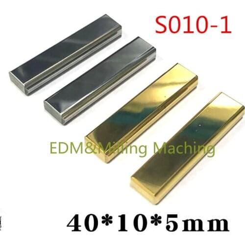 2PC CNC Wire EDM Machine S010-1 Tungsten Carbide Power Feed Contact 40x10x5mm For CNC Sodick Machine AD400 AD360 AG600 Service
