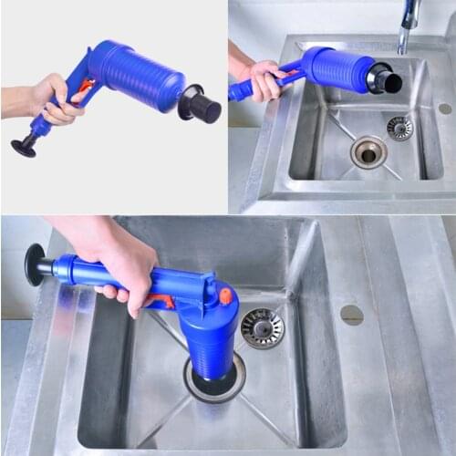 Dredge Through Cleaning Sewer Tools Toilet Cleaner Anti Clogging Plugs Blocked Hair Cleanser Pneumatic Type