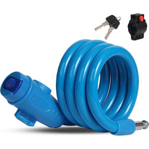 Anti-Theft 110 cm Bike Lock Steel Wire Safe Bicycle Lock Outdoor Security Reinforced Bicycle Accessories MTB Road Bicycle Locks