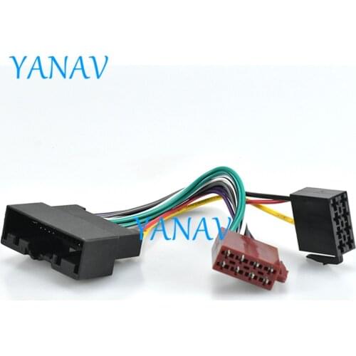 12-040 Wire Harness Adaptor ISO RADIO ADAPTER CABLE FOR-FORD-Focus 2011+;Fiesta,C-Max 2010+Car Stereo Radio ISO Standard Connect