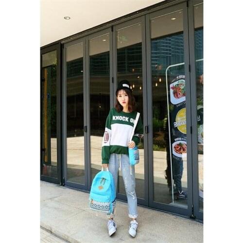 2017 Sales Women Backpack Letter Three Guarantees High Quality Teen Outdoor Backpack Girl School Backpack Computer Backpack