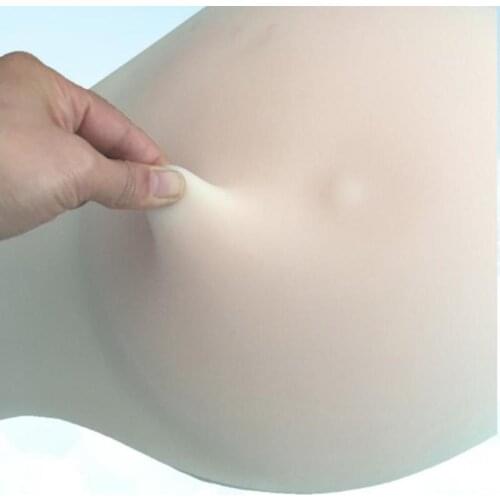 2300g Silicone Fake Belly Artificial Fake Pregnancy Baby Tummy Pregnant Bump Art Cosplay Play As A Pregnant Woman Shapewear