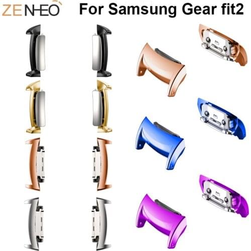 Stainless Steel Watch Adapter For Samsung Gear fit2 Replacement Smart Barcelet For Samsung Gear fit2 watchband smart accessioes