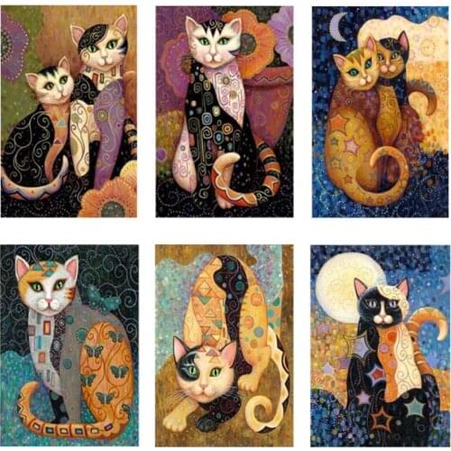 Diy Diamond Painting Cross Stitch Diamond Mosaic Diamond Embroidery New Style cute cat Diamond Painting Kits