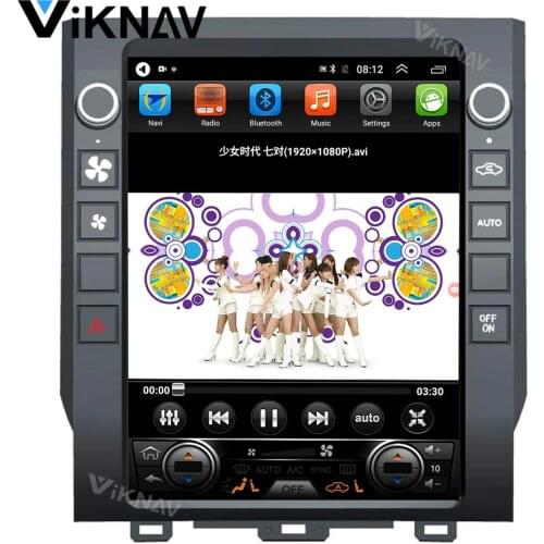 12.1 inch For-TOYOTA Tundra 2012-2018 android 2din car radio multimedia player car stereo auto video head unit Tesla style