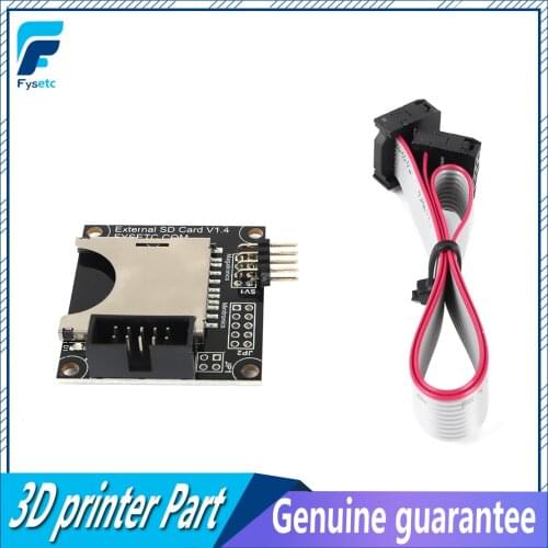 3D Printer Parts SD Expansion Module External Card Reader Connector Adapter SD Reader For F6 4.3" Touch Screen 4.3 LCD Display