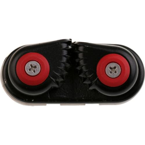 Black Anodized Aluminium Cam cleat Boat Cam cleats Matic Fairlead Marine Sailing Sailboat Kayak Canoe Dinghy Accessories