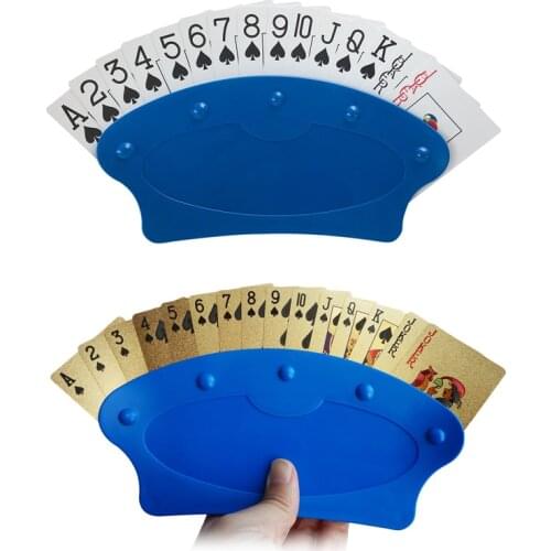 Top Grade Creative Poker Holders Base Lazy Playing Cards Support Poker Clip Organizes Hands For Easy Play Cards Game Party Gifts