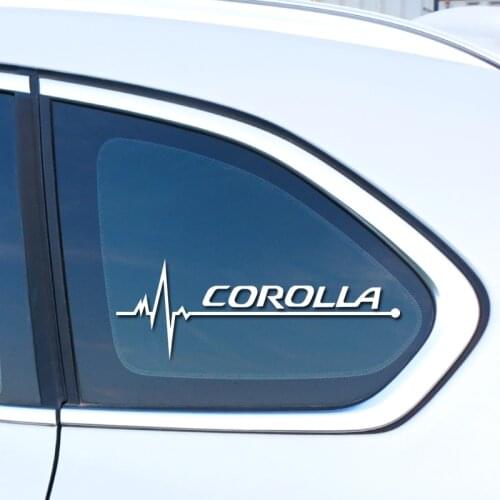 Car sticker car window sticker Decal car door decoration stickers for Toyota Corolla Auto Accessories