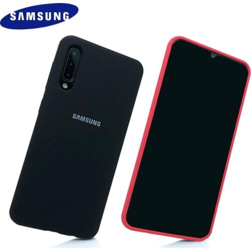 Samsung Galaxy A50 A70 Original Liquid Silicone Case Bottom Closed Silky Soft-Touch Back Protective Cover For A 70S 50S 30S