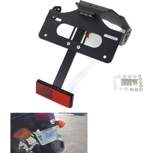 Fit For Yamaha TENERE700 XT690 2019 2020 2021 Fender Eliminator License Plate Holder Frame Bracket Tail Tidy Tenere 700 XTZ 690