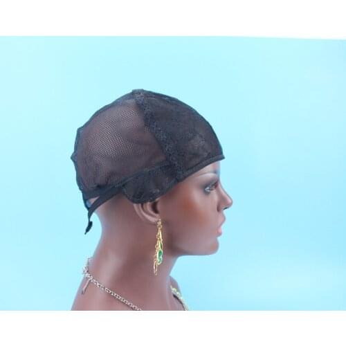 M Size Wig Caps For Making Wigs 3pcs Top Quality Stretch Adjustable Straps Back