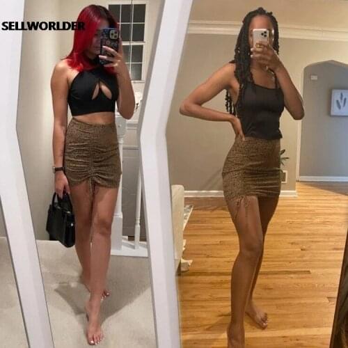 Плиссированная юбка SELLWORLDER China At AliExpress