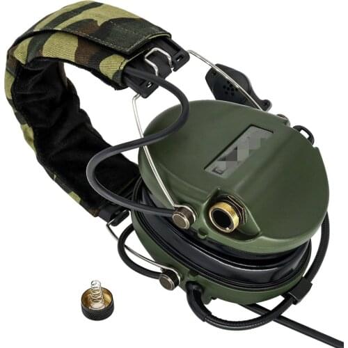 Tactical Hunting Noise Reduction MSASORDIN Headphone Airsoft Military Headset Tactical Walkie Talkie Shooting Headset FG