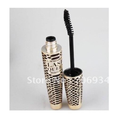 24pcs/lot Mascara 3IN1 Extra Long Lasting Thick Black Volume Mascara Snake style Brush 8ml LM1732