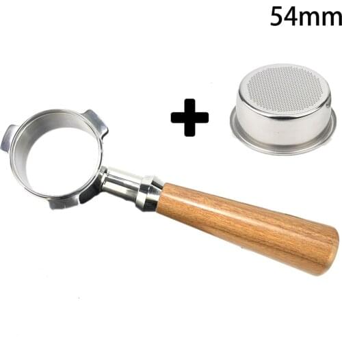 54mm Coffee Portafilter With Filter Basket Replacement For Breville/870 878 880 Bottomless Portafilter Replacement Cafetera