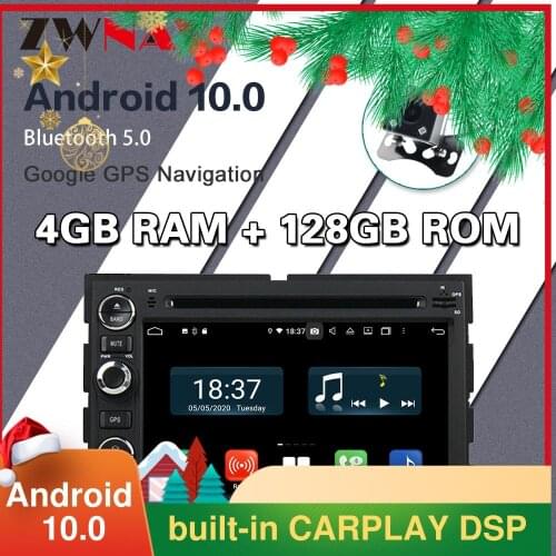 Android 10 4G128G Car Radio multimedia player For Ford F150 F250 F350 500 Explorer Focus Fusion Mustang Edge Navigation GPS