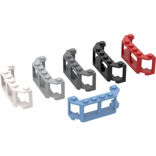 BuildMOC 17454 2X6X2 No. 2 train/ship glass For Building Blocks Parts DIY Construction Classic Brand gift