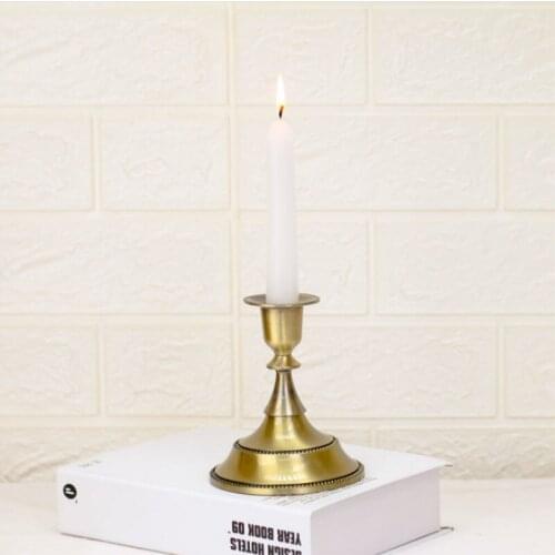 HLPKC Decorative Bronze Candlesticks